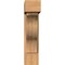 Ekena Millwork Funston Block Smooth Bracket w/ Offset Brace, Western Red Cedar, 7 1/2"W x 24"D x 32"H BKT0806X24X32FST05SWR - alternate 3